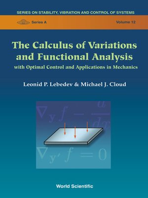 cover image of The Calculus of Variations and Functional Analysis